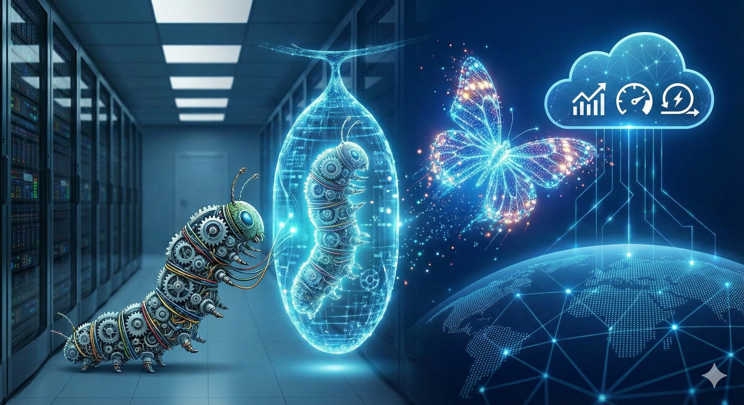 Diagram explaining Cloud Migration